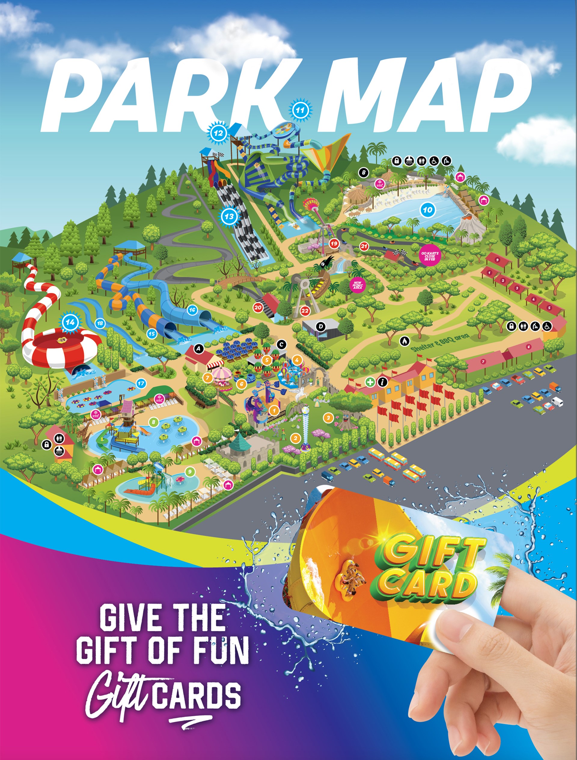 Funfields Park Map