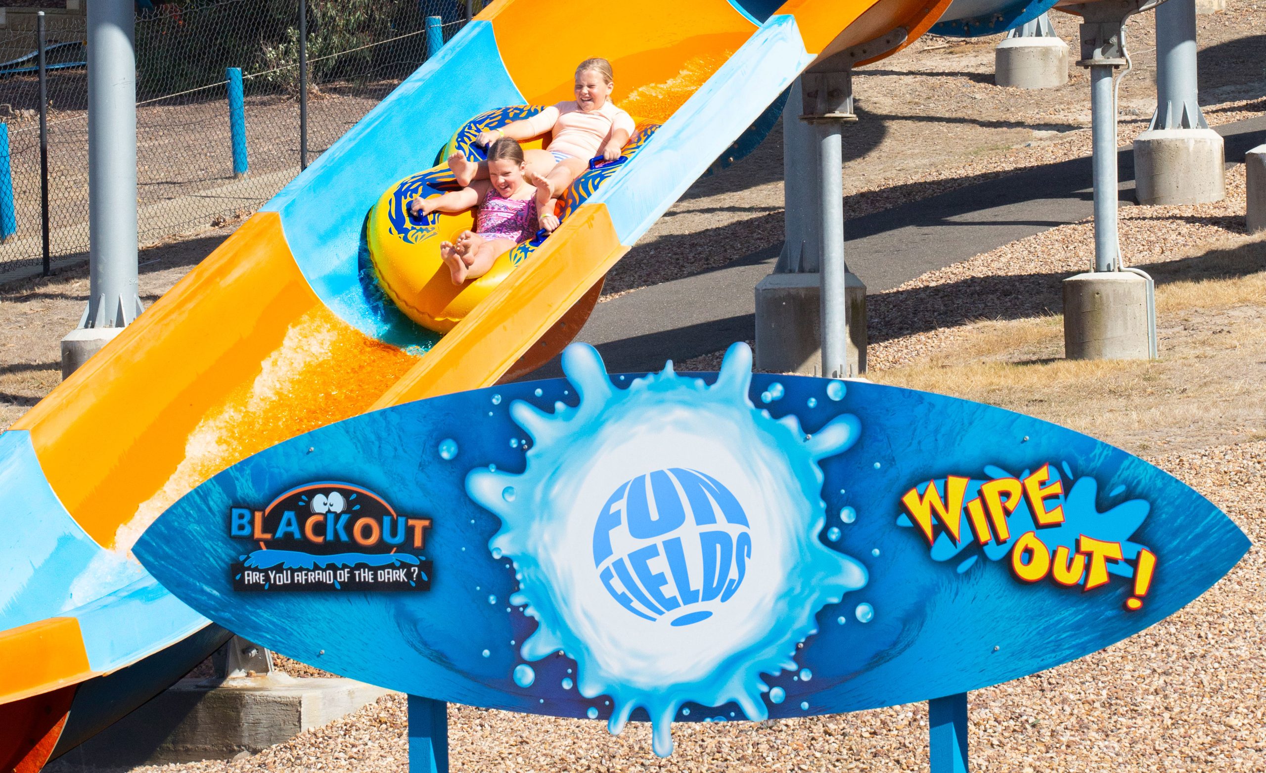 Funfields Theme Park Blackout Waterslide 3