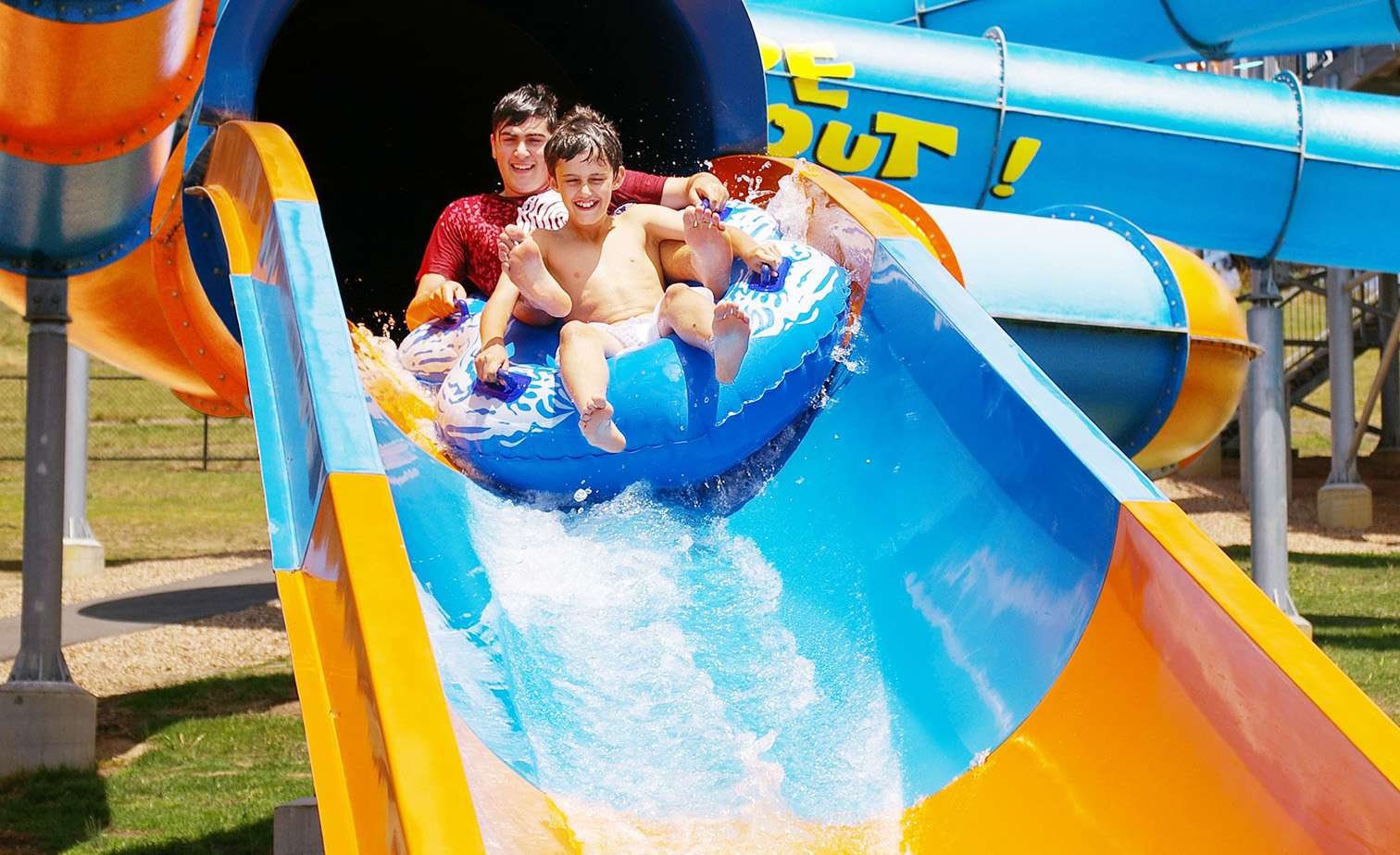 Funfields Theme Park Blackout Waterslide 5