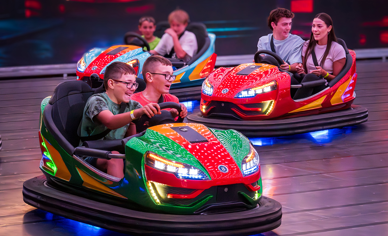 Funfields Theme Park Dodgem Bumper Cars 1