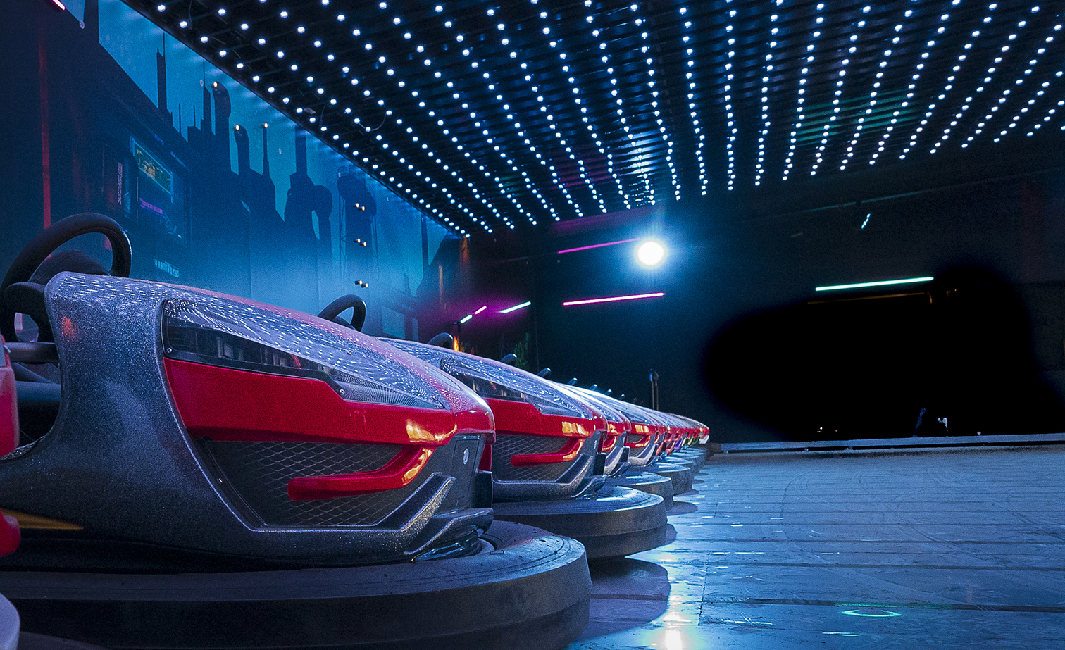 Funfields Theme Park Dodgem Bumper Cars 3