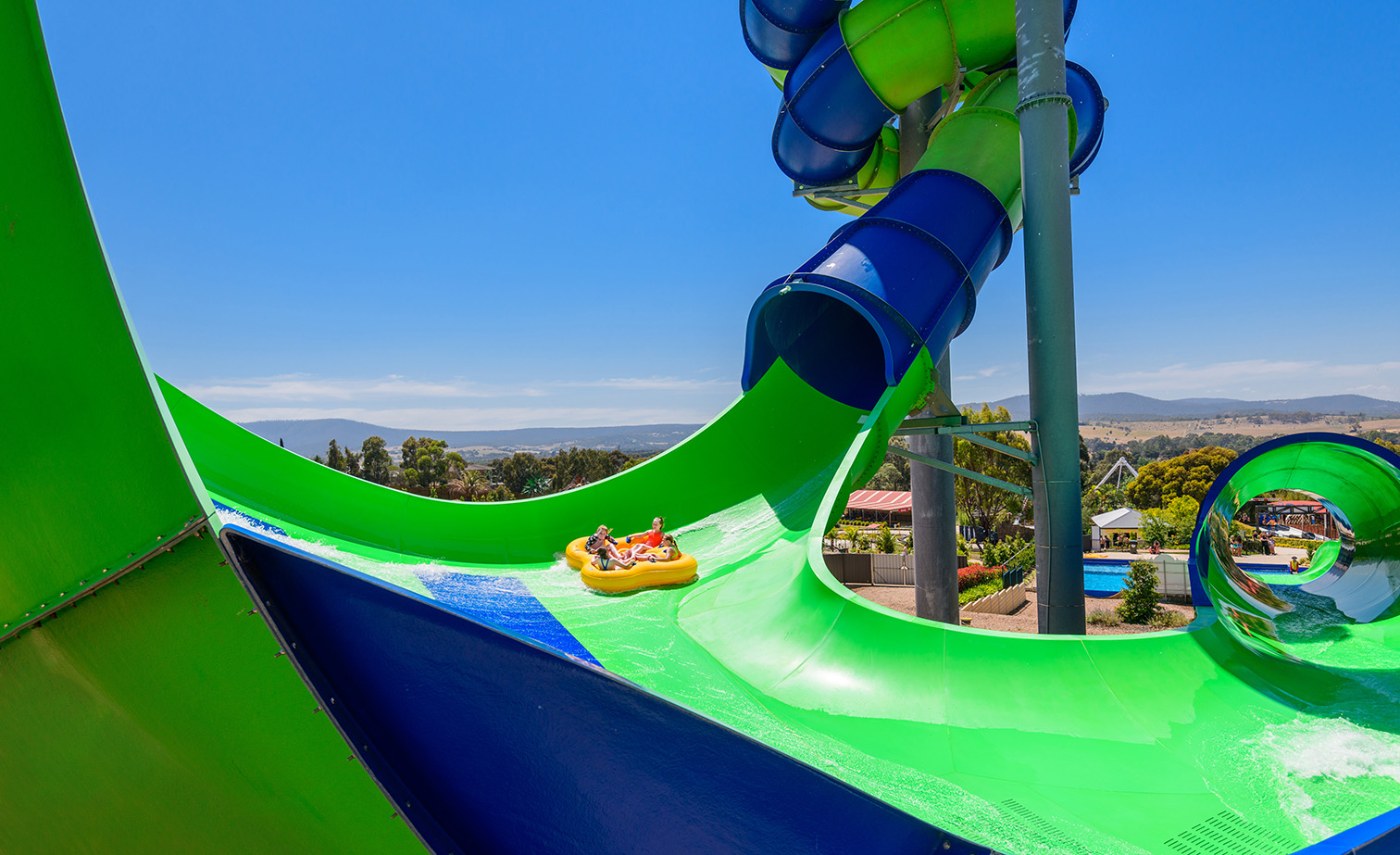 Funfields Theme Park Gavity Wave Waterslides 2