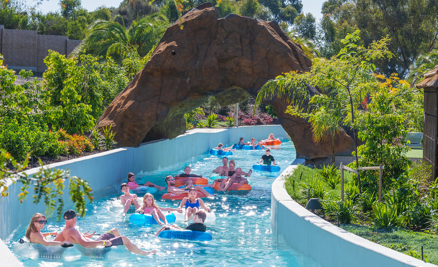 Funfields Theme Park Lava Lagoon Lazy River 3