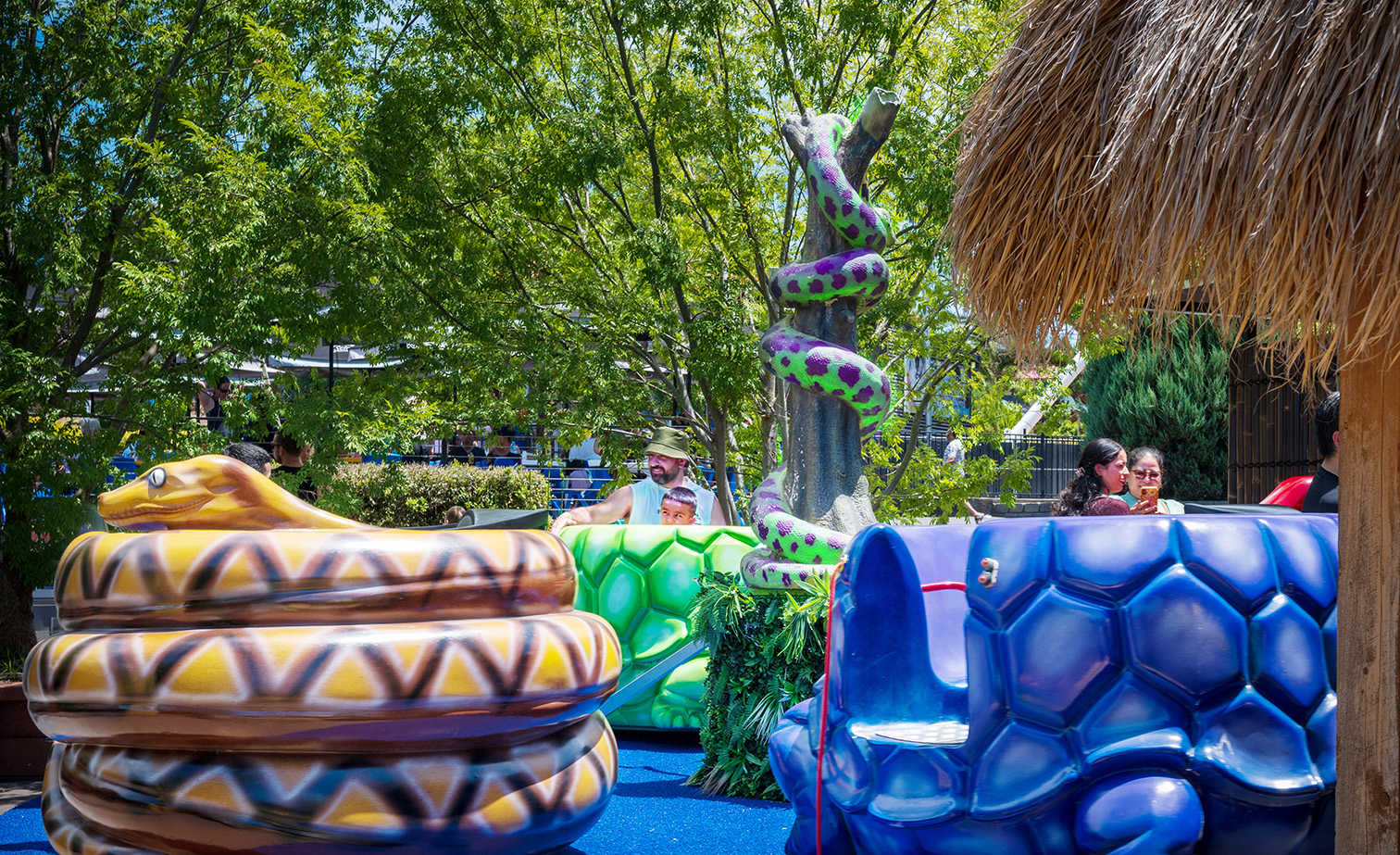 Funfields Theme Park Snakes Alive Kids Rides 2