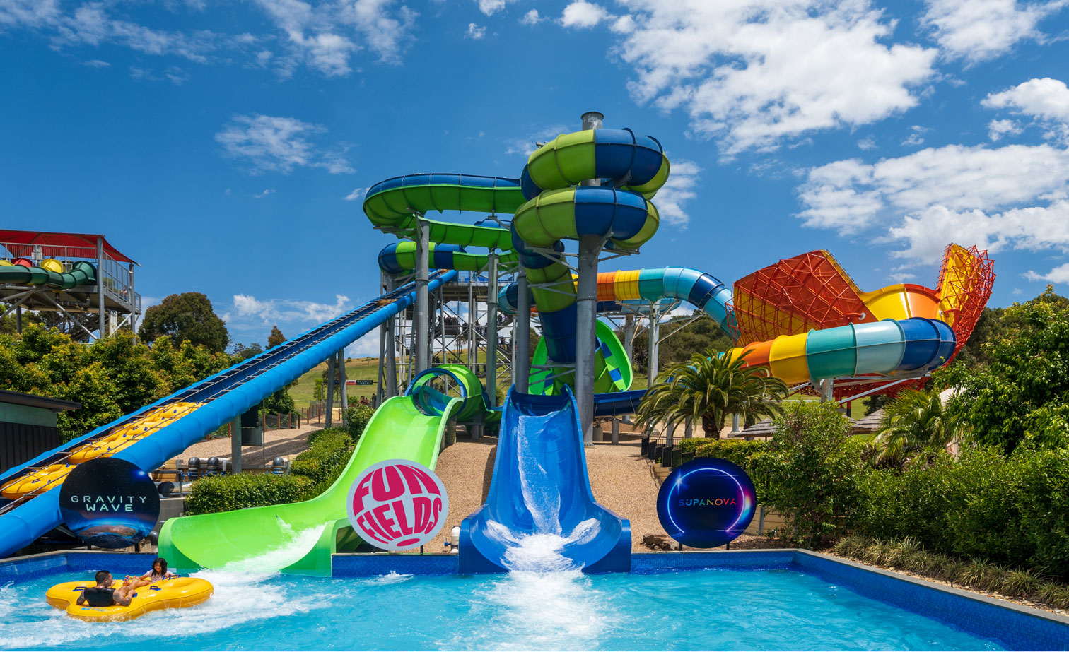 Funfields Theme Park Thrill Hill Gravity Wave Hero