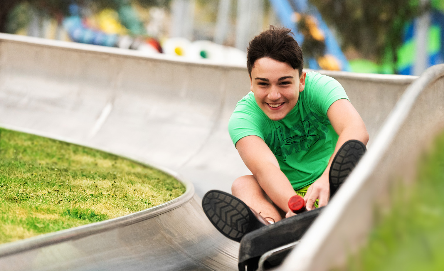 Funfields Theme Park Toboggan Ride Hero