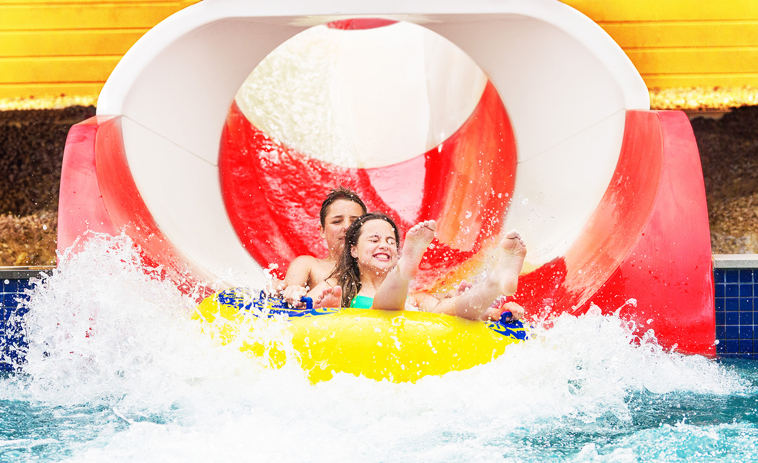 Funfields Theme Park Typhoon Water Slide 1