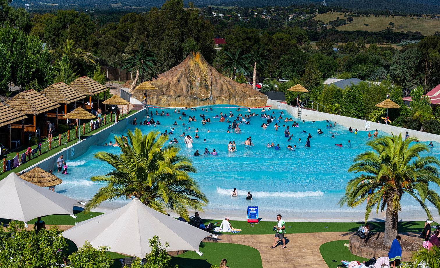 Funfields Theme Park Volcano Beach Wave Pool Melbourne 7