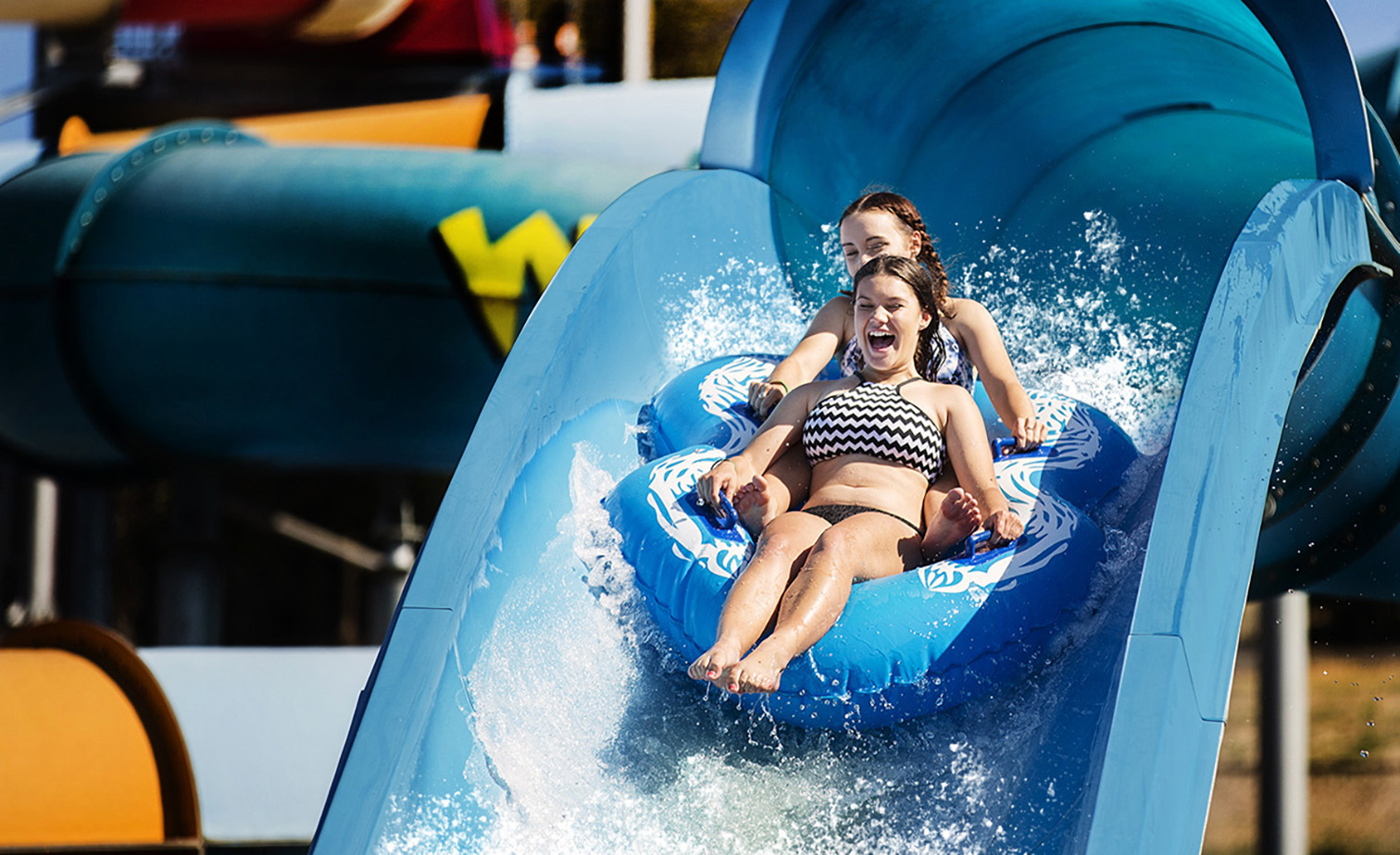 Funfields Theme Park Wipeout Waterslide 01