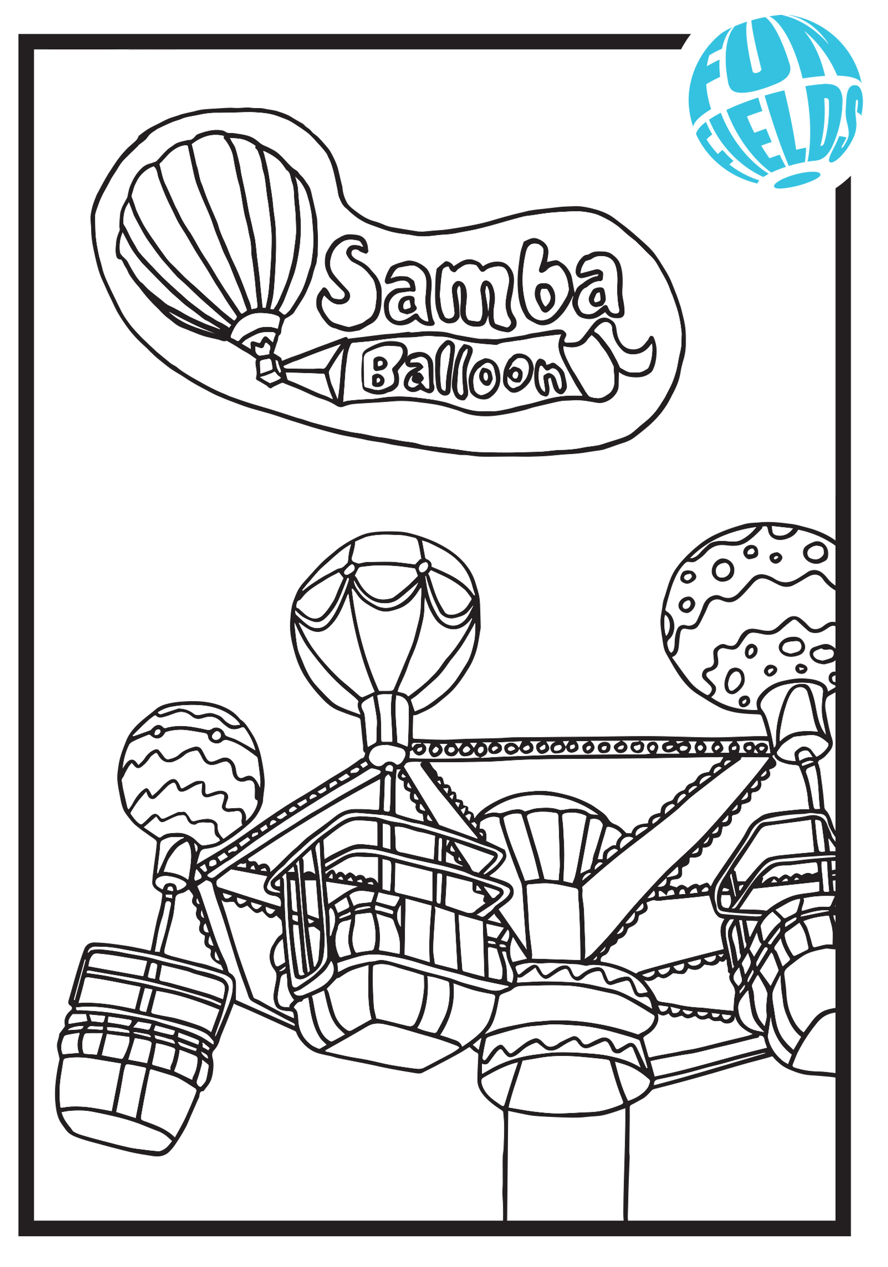 Samba Balloon Colour In