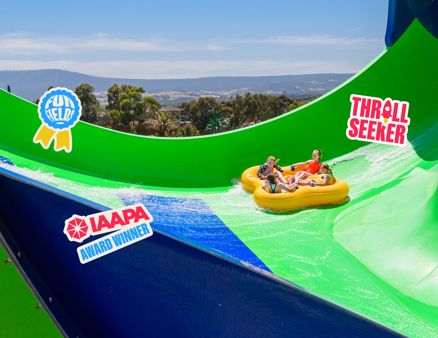 Funfields Event National Waterslide Day